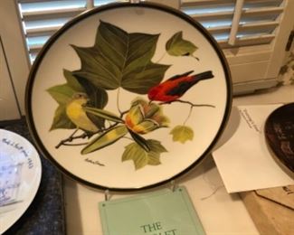 Scarlet Tanager Collectible Plate
