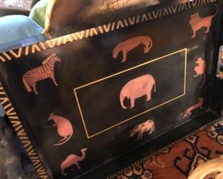 African Animal Tray