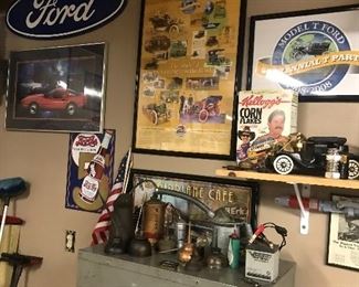Oil can collection and some are by Ford!