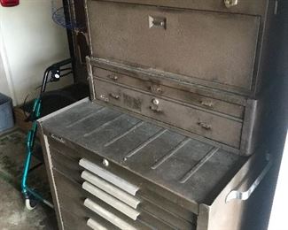 3 pc Kennedy rolling tool chest and keys!