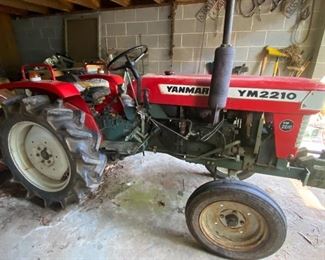   YM2210 red Farm Tractor is going to be for sale soon but will used by the estate for managing the grounds until the farm property has sold. Once the property has sold/been closed on, the tractor can be sold.  