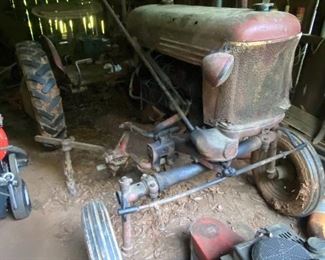 Antique farm tractor is for sale immediately once the sale opens.  