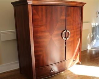 2 door entertainment cabinet 29dx 58w x 58 1/5h