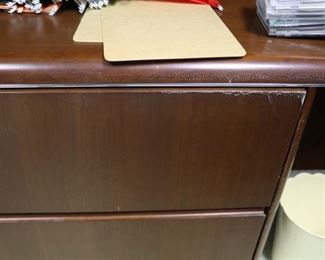 showing a little age on the wall cabinet