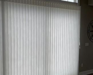 I have panels for 4 doors of HUNTER DOUGLAS 8' X 8' LUMINETTE SHADES (like new only used 6 months)