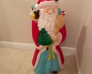 $95 - I love this Empire Father Christmas, the blue is a great color and he's so different from the other Santas.