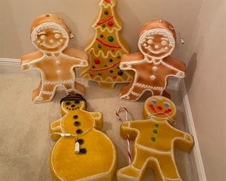 From $25-$40 - Gingerbread aren't just men anymore - they can be whatever they want to be - snowmen, trees, girls.