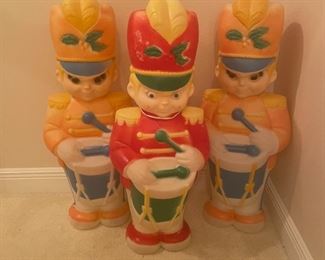 $30-$35 - These are the kids that throw eggs on your house at Halloween.  (We actually have 4 of these, but one is not shown because he's not allowed out of his box - someone weighed him down with a bag of sand at some point and said bag has since busted so he trails said after him everywhere he goes like a beachy Hansel and Gretel.