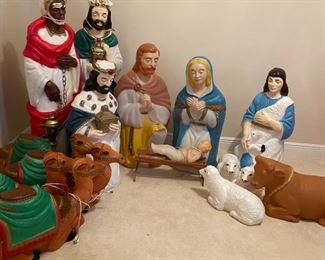 This is a giant mix of like three different nativity sets thrown together to make one.  We will probably be selling the pieces individually - except the Holy Family - they are always sold together.  