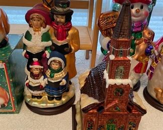 Those carolers are never gonna fit inside that church, what did you make a church for ants!!