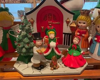 Everyones eyes are closed which feels like a safety hazard.  They are in the middle of the street -  who is looking for oncoming carriages?