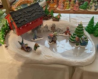 Is it really christmas without a covered red bridge