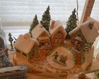 This village is like end of fall early winter, first snowfall vibes