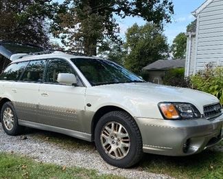 2003 Subaru Outback 
H-6 310
Onstar
LL Bean leather interior
Double sunroof 