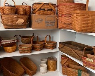 MANY Longaberger baskets