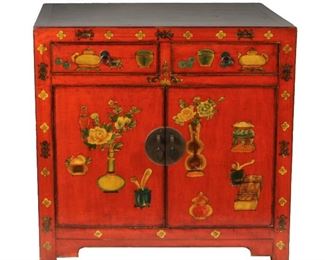 Chinese 20th C. Lacquer Cabinet