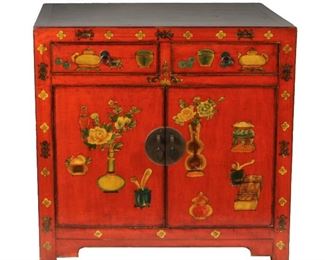 Chinese 20th C. Lacquer Cabinet