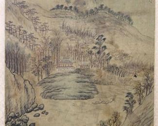 Korean 19th C. Framed Scroll