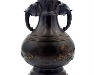 Japanese Bronze Vase