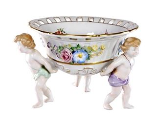 German Von Shierholz Porcelain Center Piece