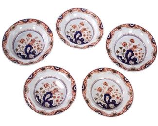 Five Wedgwood Rotterdam Ceramic Plates