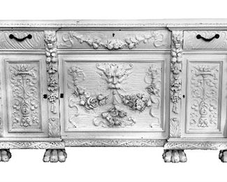 Continental 19th C. Carved Server