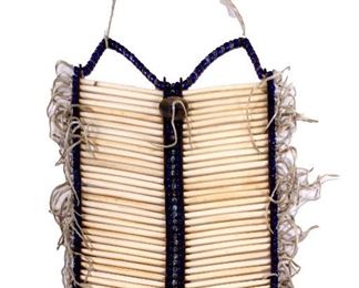 Native American Bone & Hide  Breast Plate