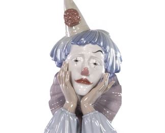 Lladro Clock Porcelain