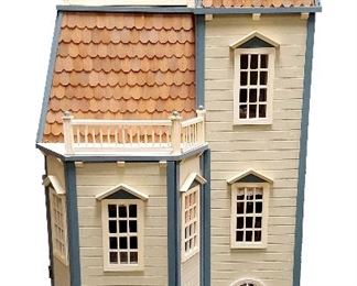 Victorian Style Doll House with Furnishings
