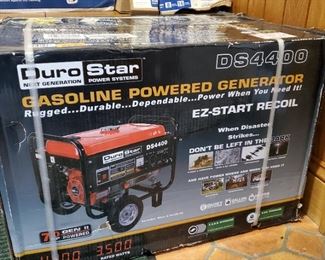 NEW Duro Star Gas powered generator. Get one now before the winter season!