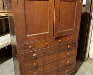 Gentleman's dresser - 1916... possibly cedar.  Needs some repair and cleaning 