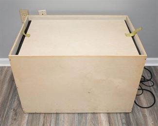 Custom Isolation Cabinet ISO Box with Celestion G12K-85 Speaker 8 ohms. Box is 35” wide x 24” x 24” tall
