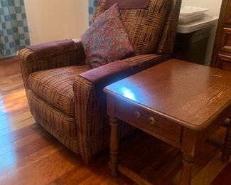 End Table & Recliner