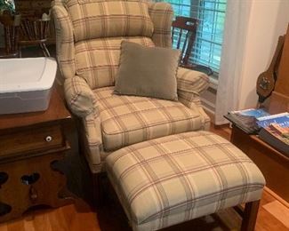Comfy Chair with Ottoman