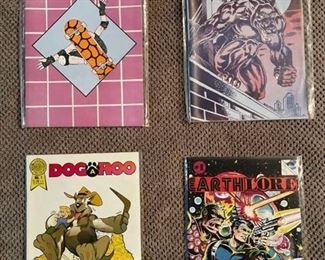 Four 1st edition comics from the 1980s - bagged