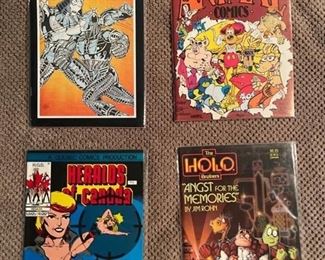 Four first edition comics from the 1980s