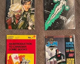 Four first edition comics from the 1980s