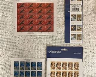 Postage stamp sheets - face value $29.60 (reserve is 60% of face value)