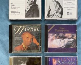 Eight classical CDs