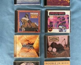 Eight bluegrass CDs