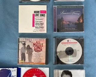 Eight romance/easy listening CDs