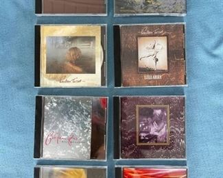 Eight CDs featuring the Cocteau Twins