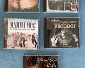 Five Broadway/movie songs CDs