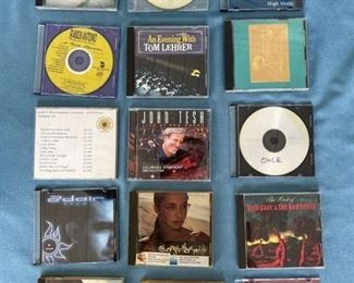 Fifteen CDs featuring multiple genres