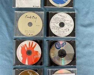Eight pop and classic rock CDs featuring Segar, Guns N Roses, Carole King, Joan Osborne, Chicago, Diamond, and Crow