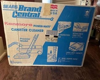 Sears Kenmore Power-Meta cannister vacuum cleaner - works great