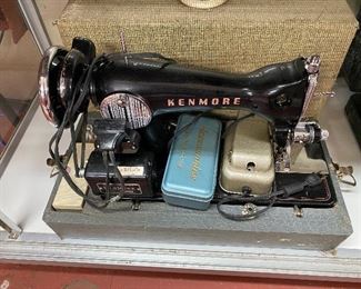 Vintage Portable Kenmore Sewing Machine