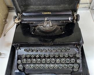 Old Corona Typewriter
