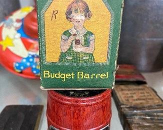 Early Budget Barrel Bank in Box