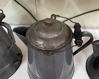 Old Graniteware Coffee Pot